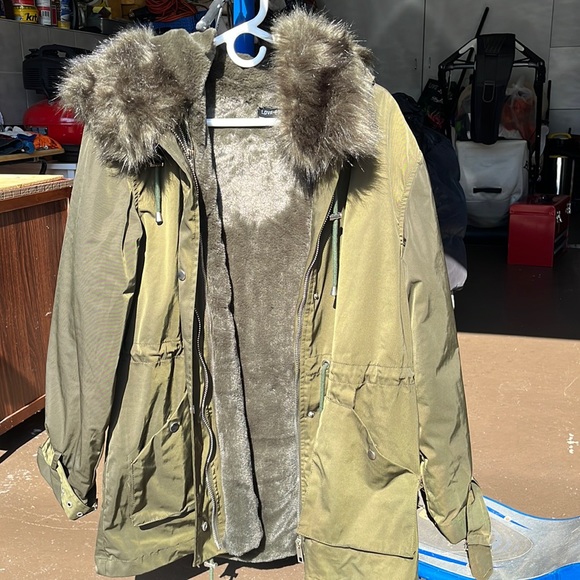 Love Token Jackets & Blazers - Brand new coat with inside fur lining